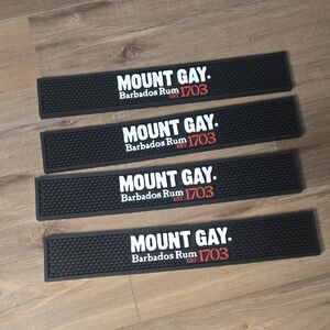 Mount Gay Bar Mat Set (4) New